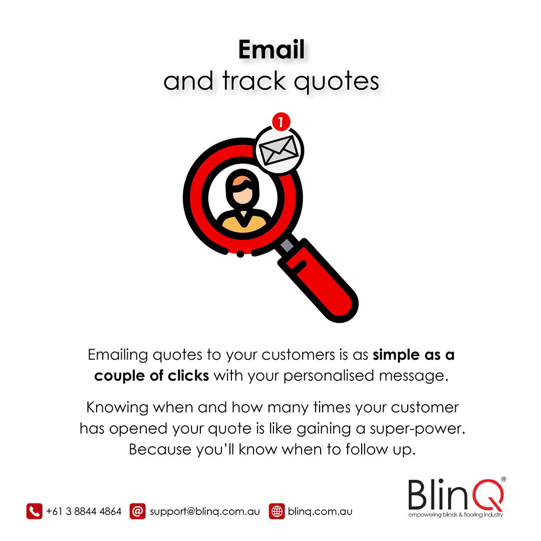 Email & track quotes