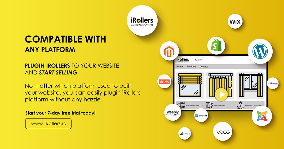 Plugin iRollers to your website and start selling