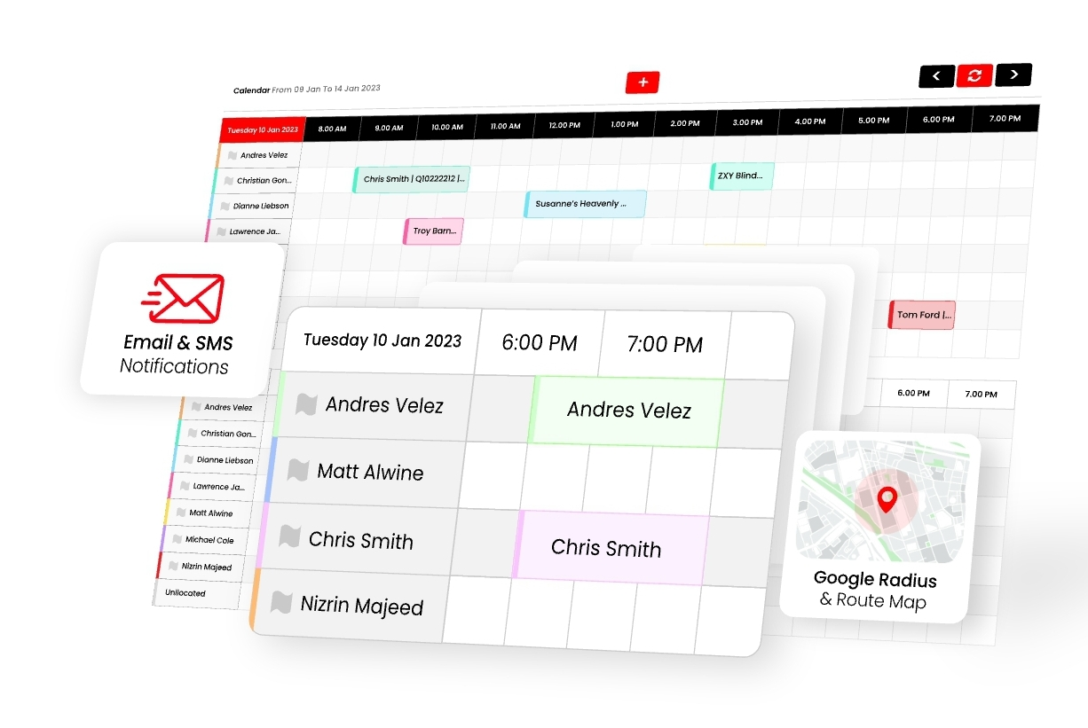 Scheduling Appointments & Notifications