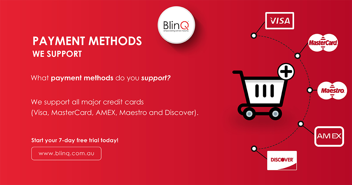 What payment methods do you support?