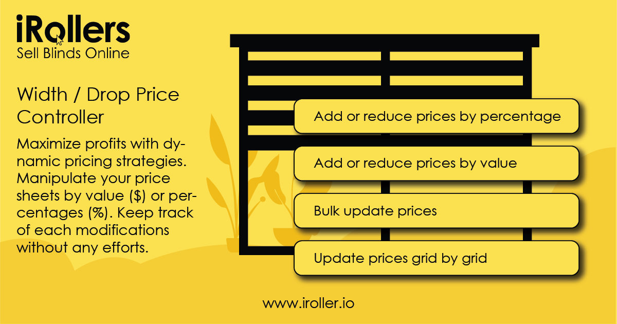 Width / Drop Price Controller